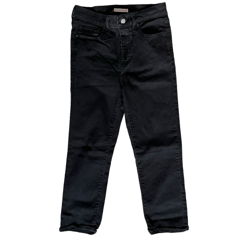 Levi's Black Ankle Crop Jeans